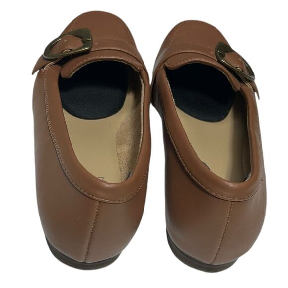 Naturalizer Kayden Moc Vegan Leather Loafer Faux Leather Flats Buckle Slip on - Picture 6 of 13